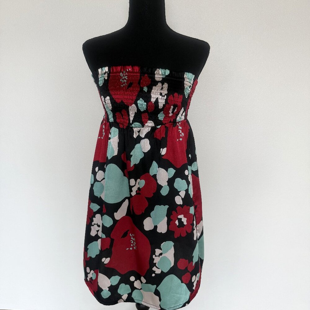 Flirty Summer Strapless Dress Size S